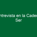 Entrevista en la Cadena Ser
