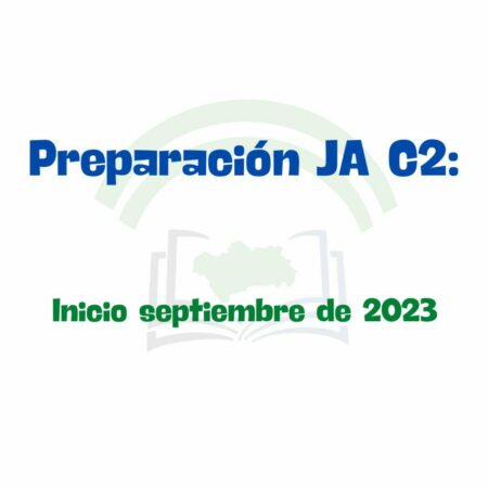 Preparación JA C2.1000: Inicio septiembre 2023